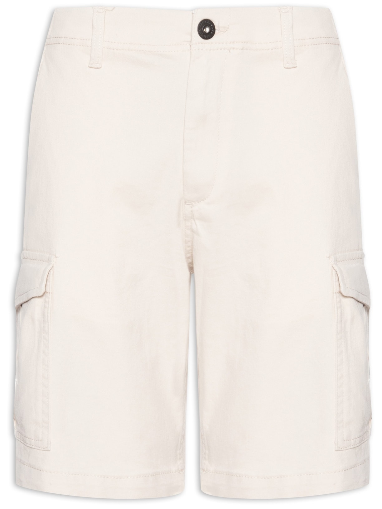 Bermuda Masculina Cargo Shorts LNG - Bege