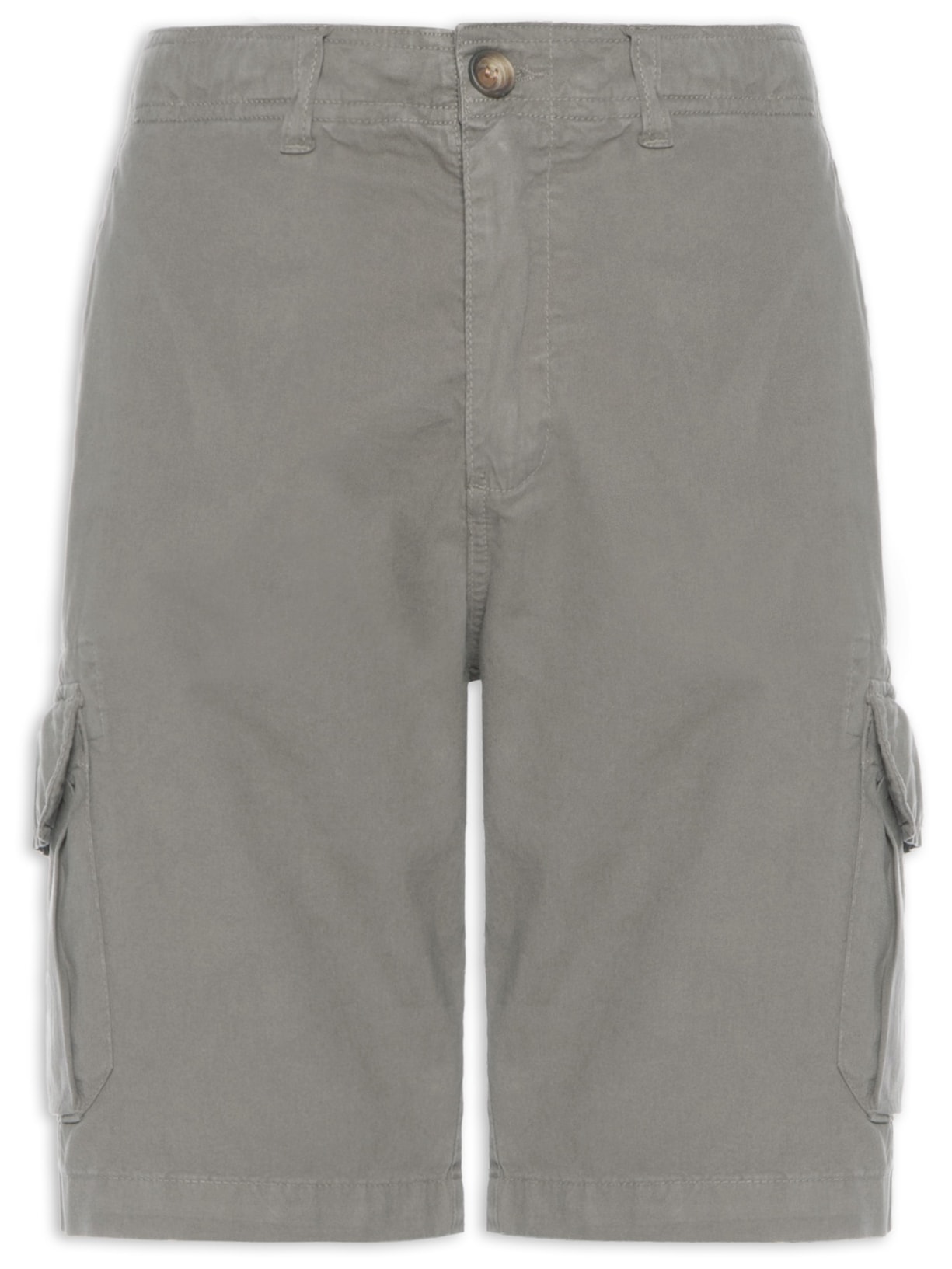 Bermuda Masculina Cargo Stoned - Cinza