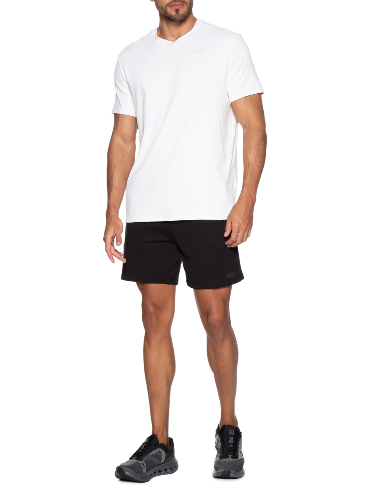 Bermuda Masculina Casual Active 7 Men Preto Live!