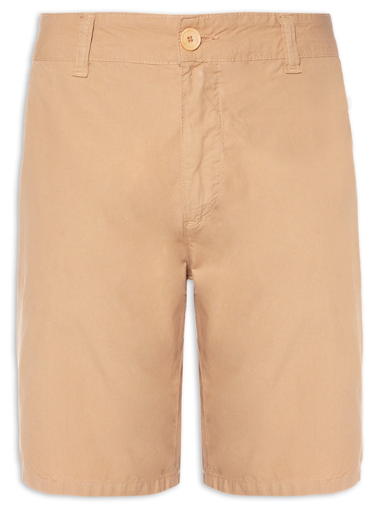Bermuda Masculina Casual Alfaiataria - Bege