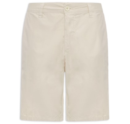 Bermuda Masculina Casual Alfaiataria - Bege