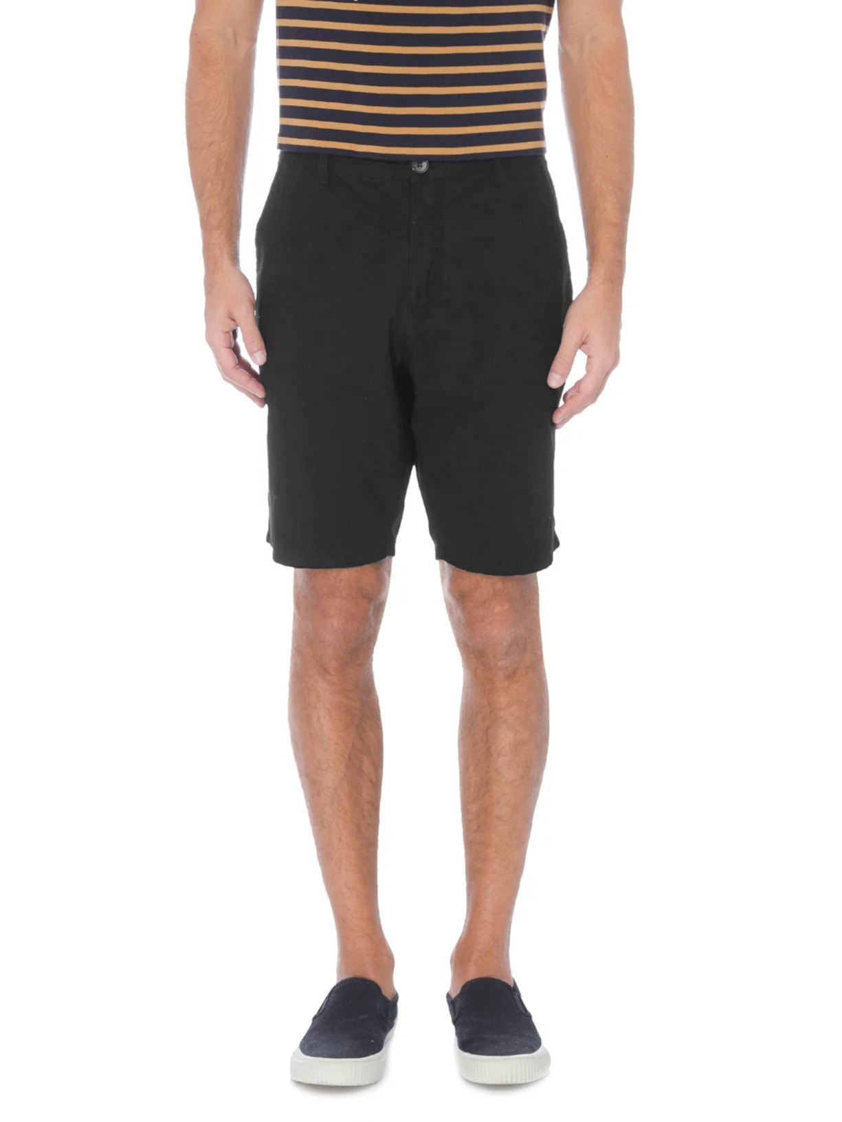 Bermuda Masculina Casual Alfaiataria Preto Osklen