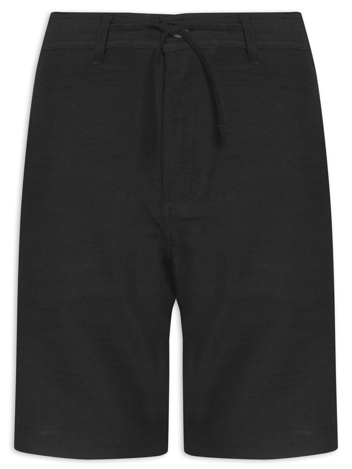 Bermuda Masculina Casual Algodão - Preto