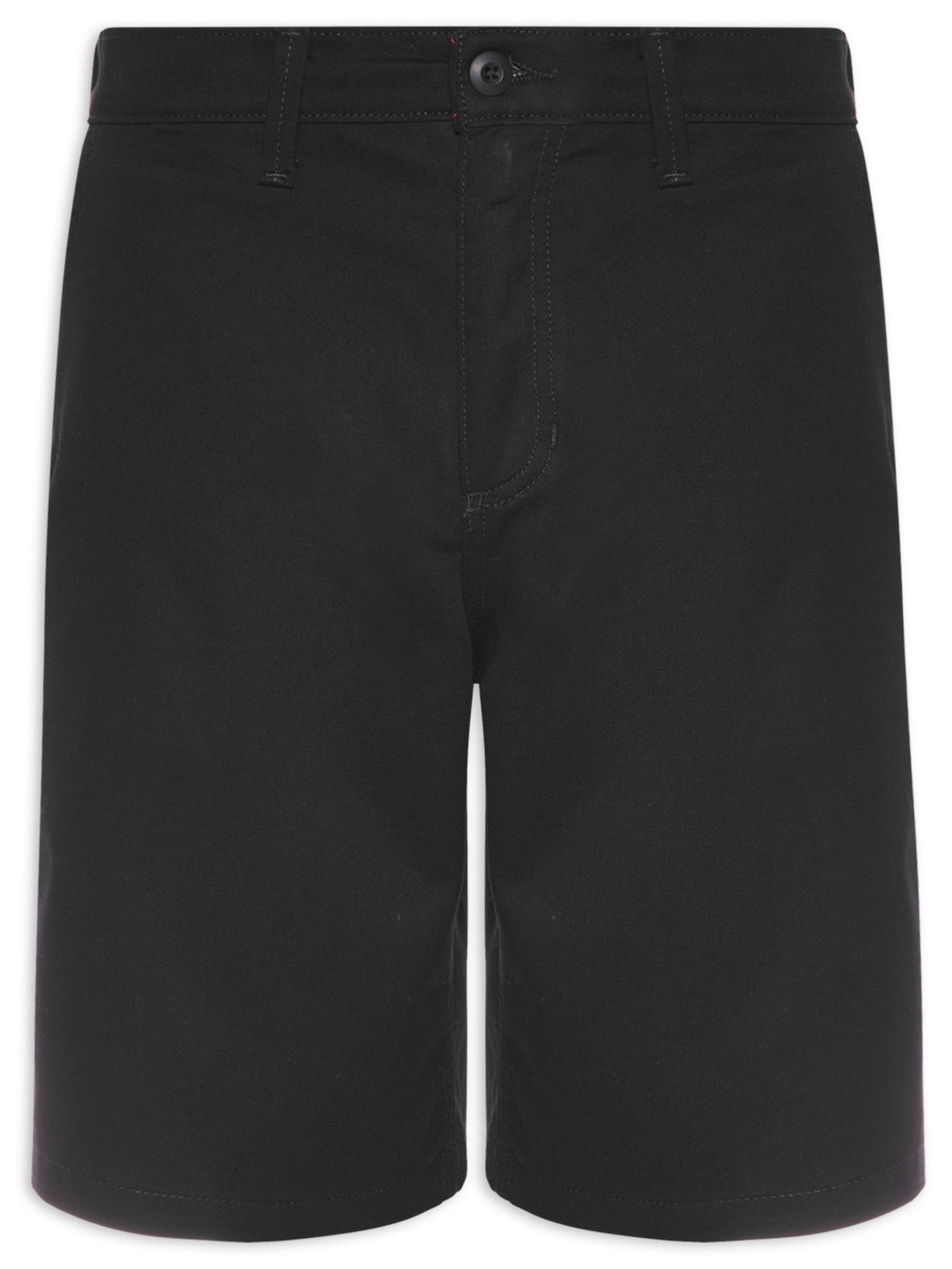 Bermuda Masculina Casual Authentic Chino Relax - Preto