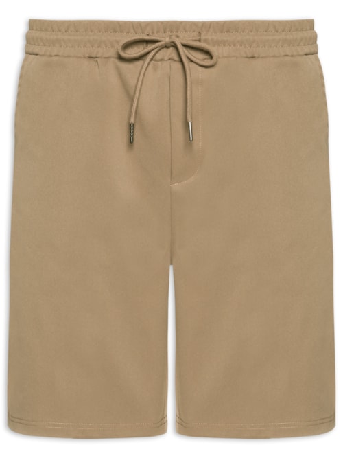 Bermuda Masculina Casual Básica - Bege