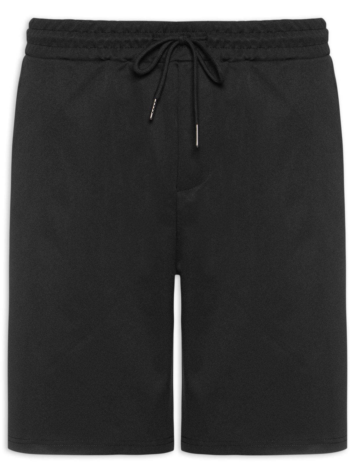 Bermuda Masculina Casual Básica Preto Basiq Men