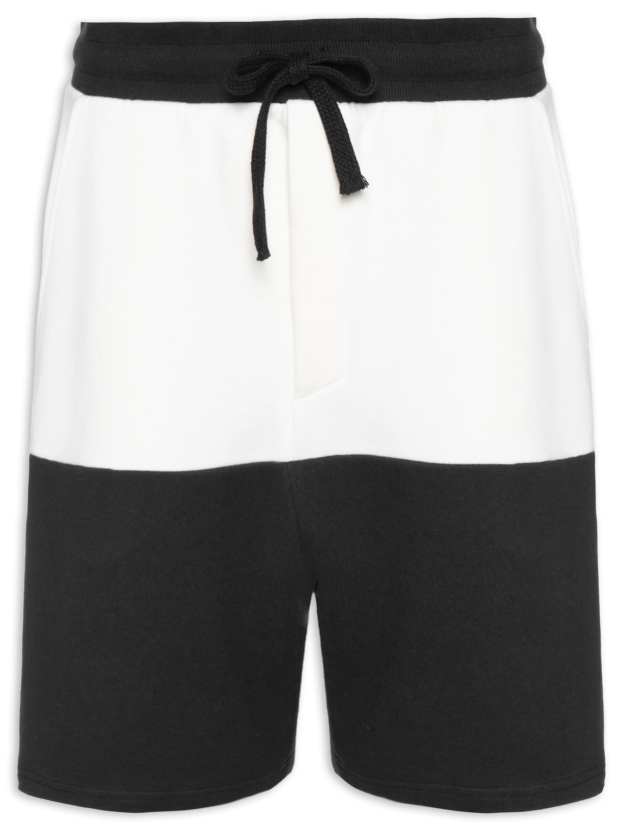 Bermuda Masculina Casual Bicolor New - Preto