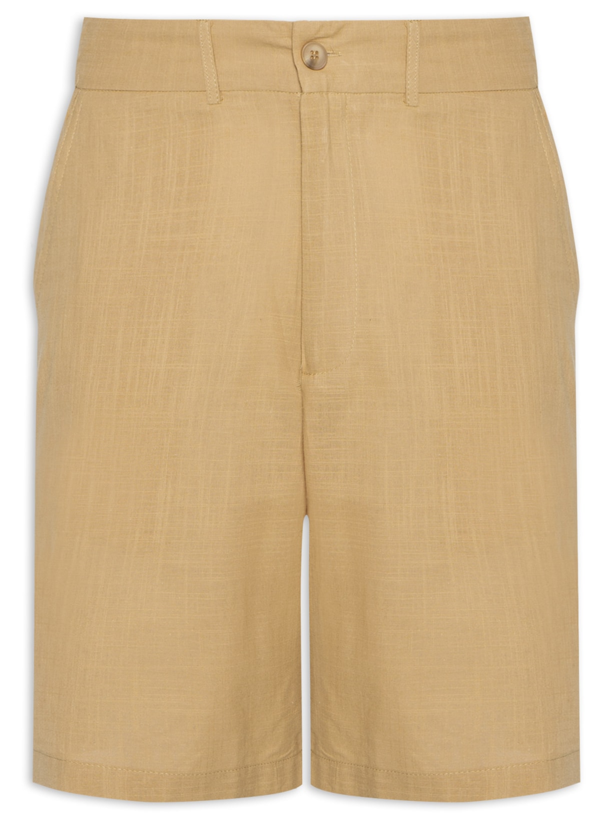 Bermuda Masculina Casual Color - Bege