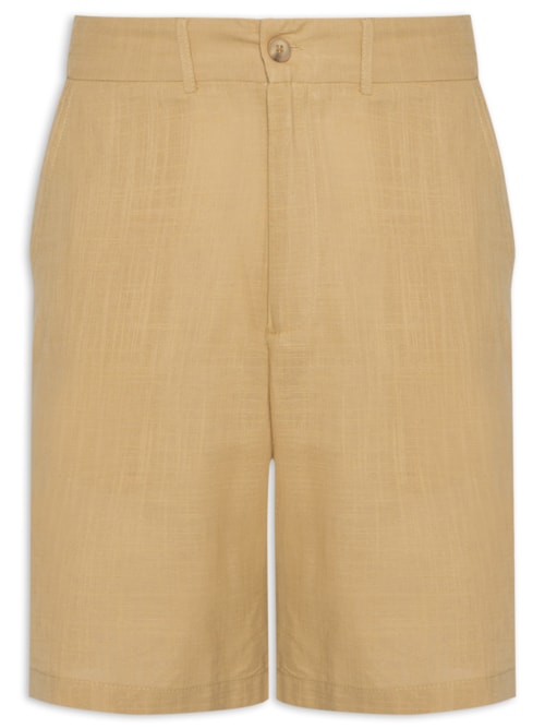 Bermuda Masculina Casual Color - Bege