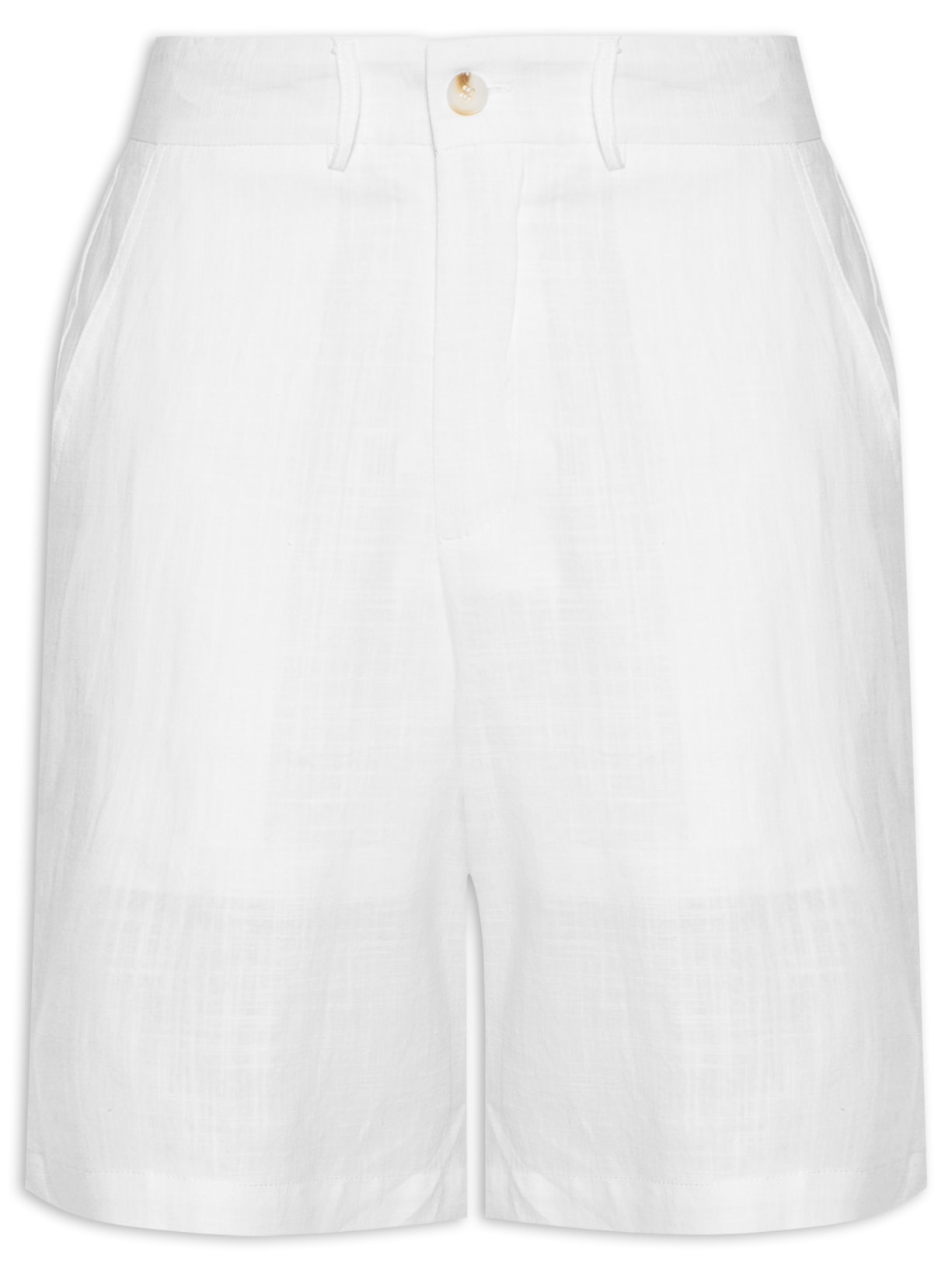 Bermuda Masculina Casual Color - Branco