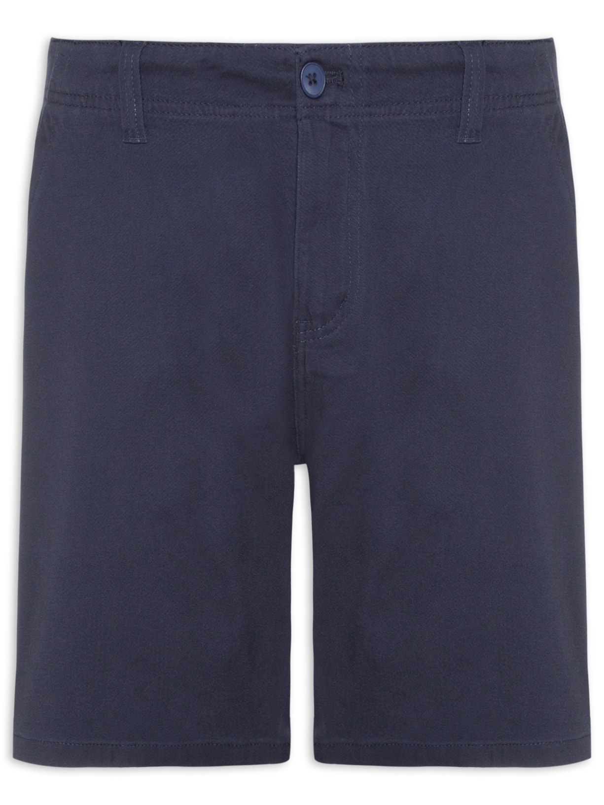 Bermuda Masculina Casual em Sarja Color Azul Basiq Men