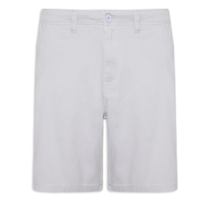 Bermuda Masculina Casual em Sarja Color - Cinza