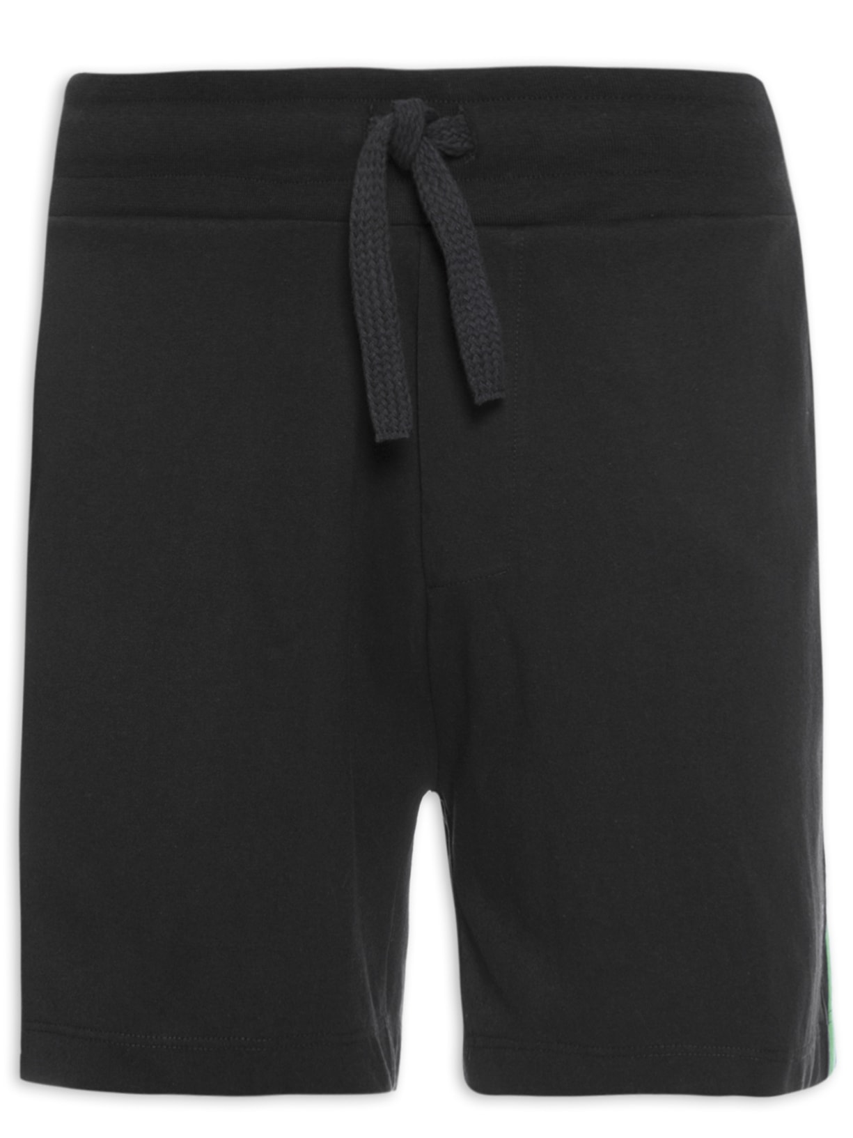 Bermuda Masculina Casual Lateral Stripes - Preto