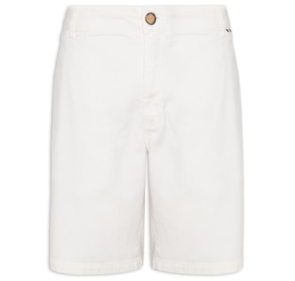 Bermuda Masculina Casual Rio - Branco