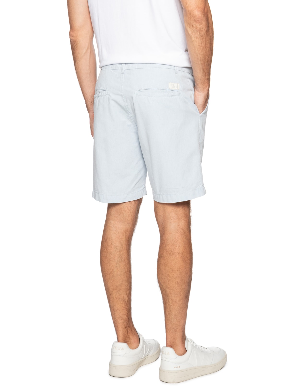 Bermuda Masculina Chambray Azul Pineapple