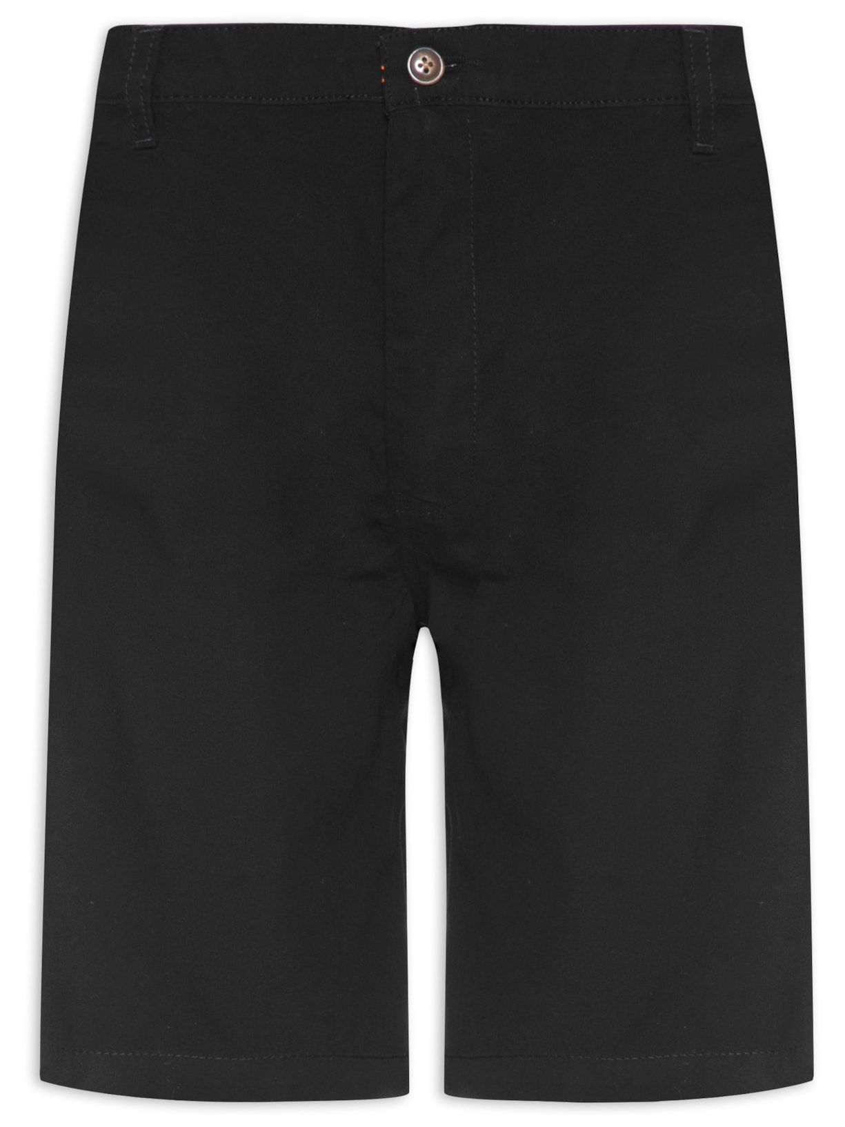 Bermuda Masculina Chino Algodão - Preto