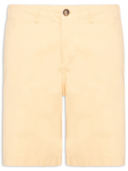Bermuda Masculina Chino - Amarelo