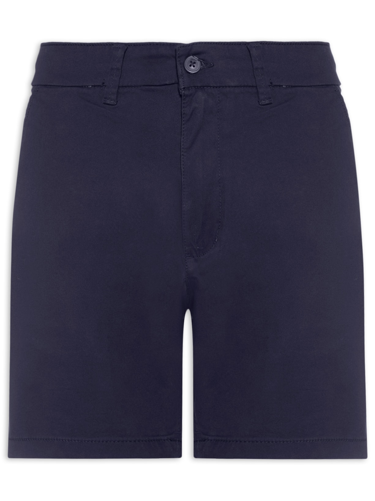 Bermuda Masculina Chino Básica Azul Basiq Men