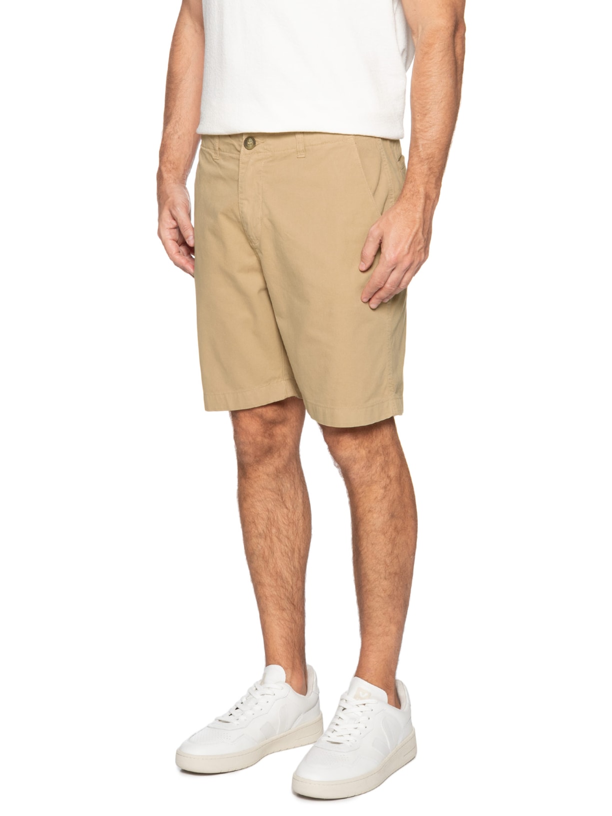 Bermuda Masculina Chino Bege Pineapple