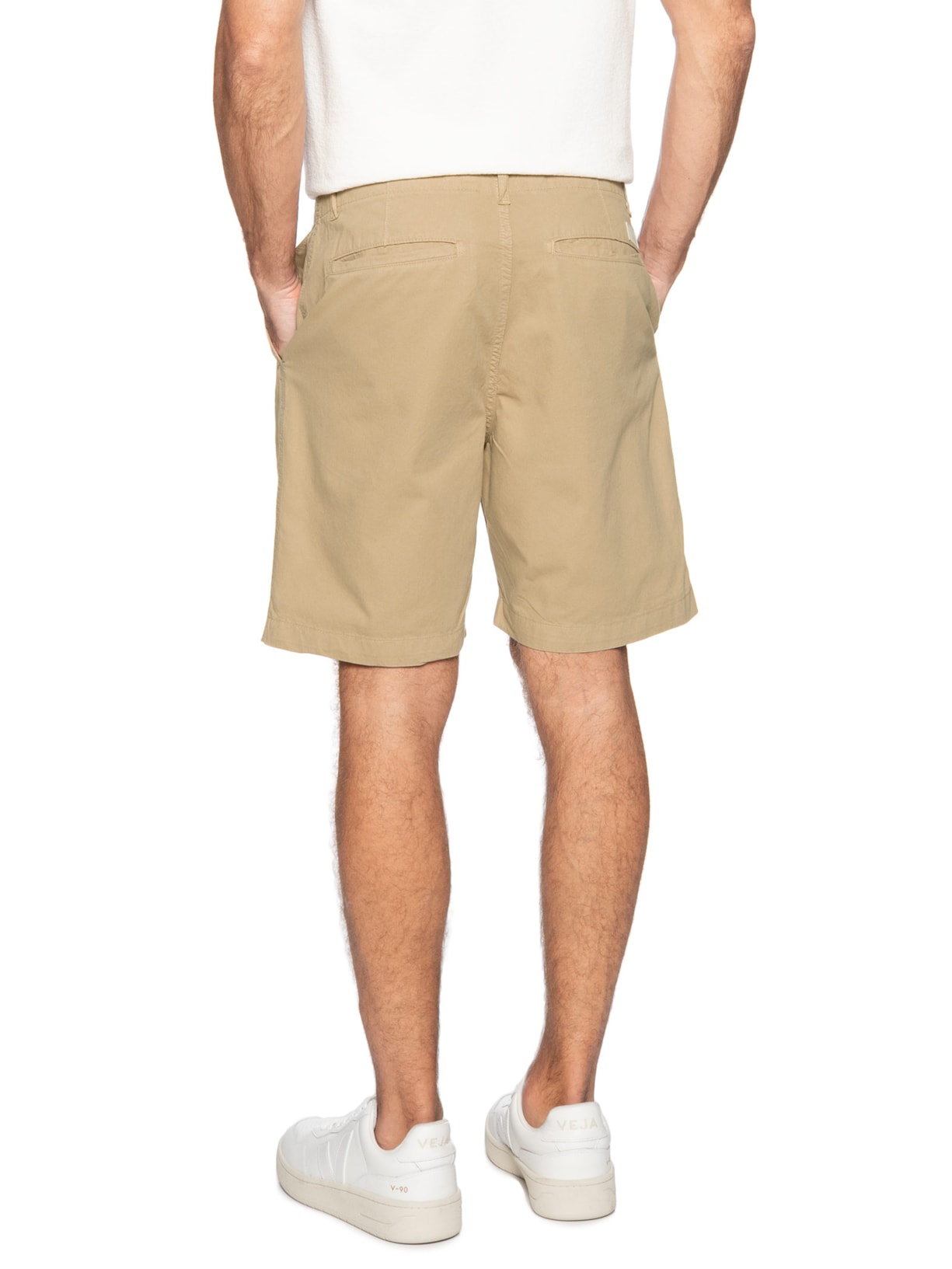 Bermuda Masculina Chino Bege Pineapple