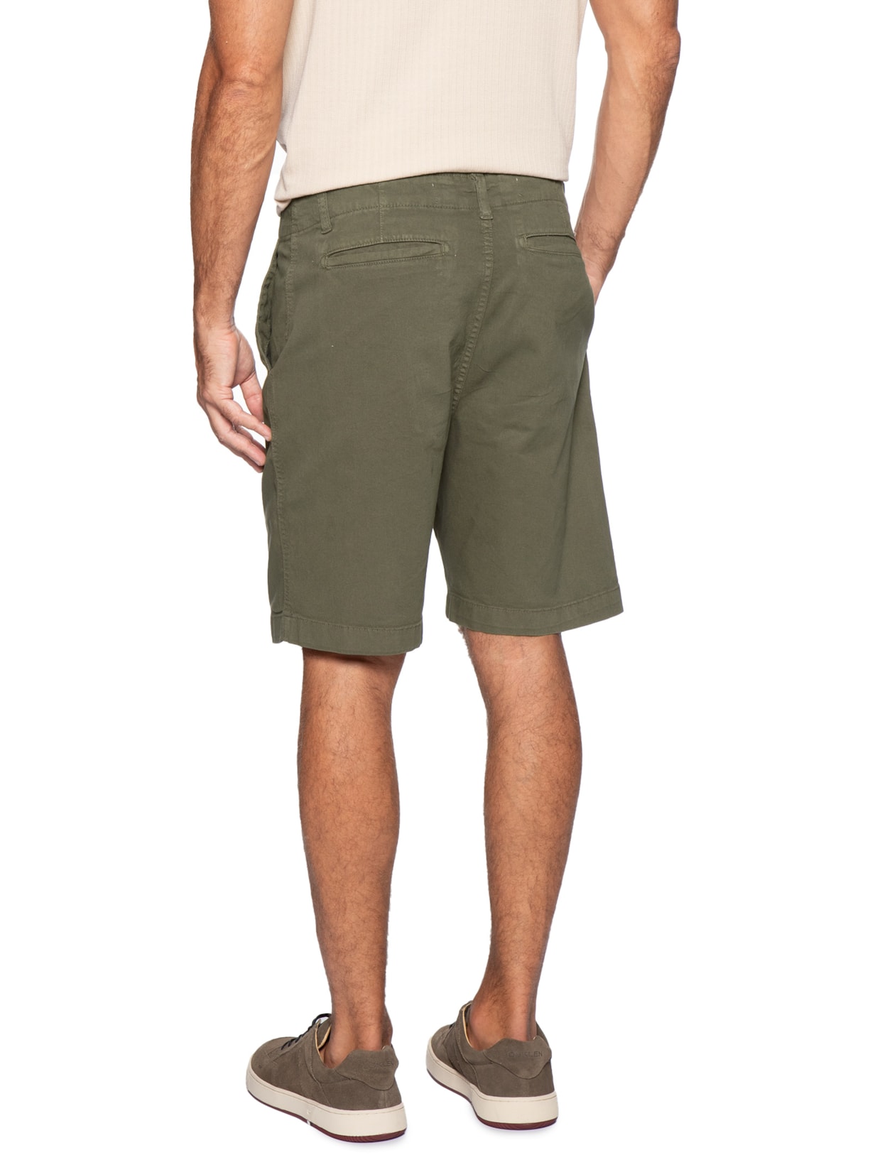 Bermuda Masculina Chino Bege Pineapple