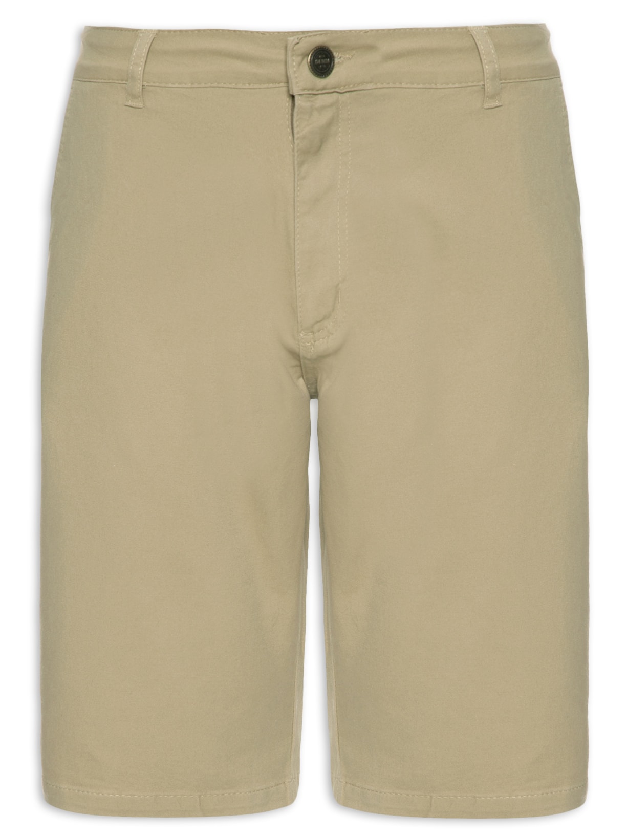 Bermuda Masculina Chino Bolso Faca - Bege
