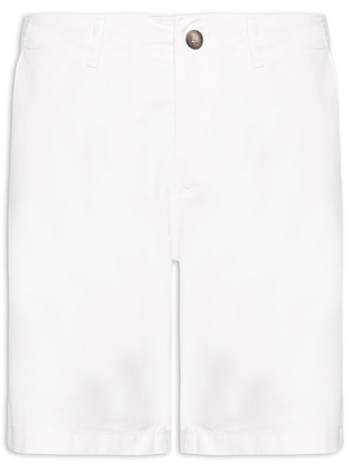 Bermuda Masculina Chino - Branco