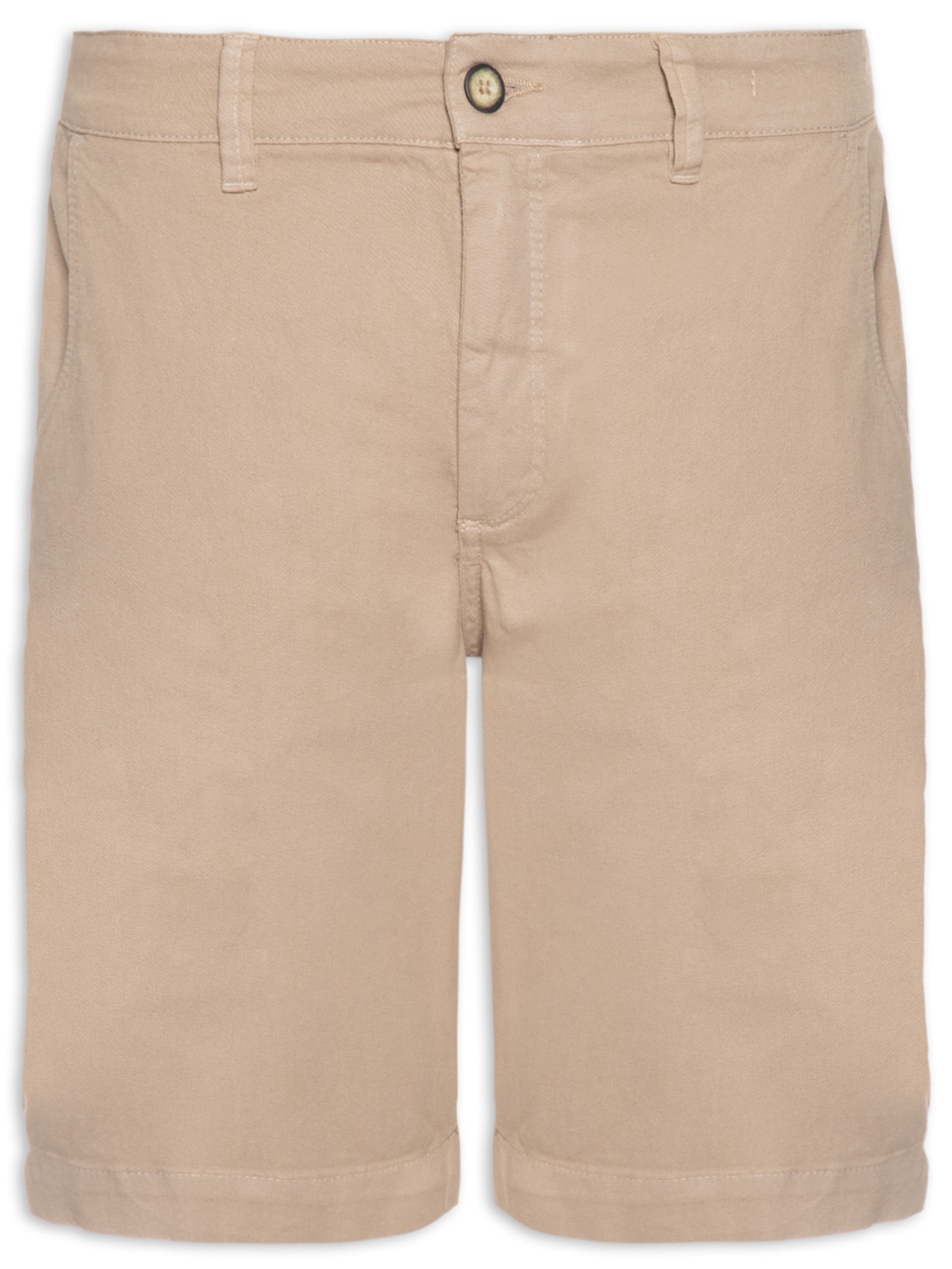 Bermuda Masculina Chino Casual - Bege