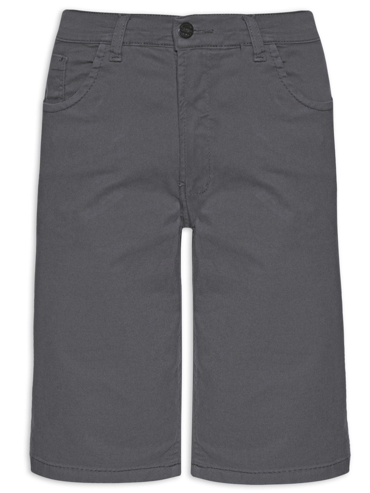 Bermuda Masculina Chino - Cinza