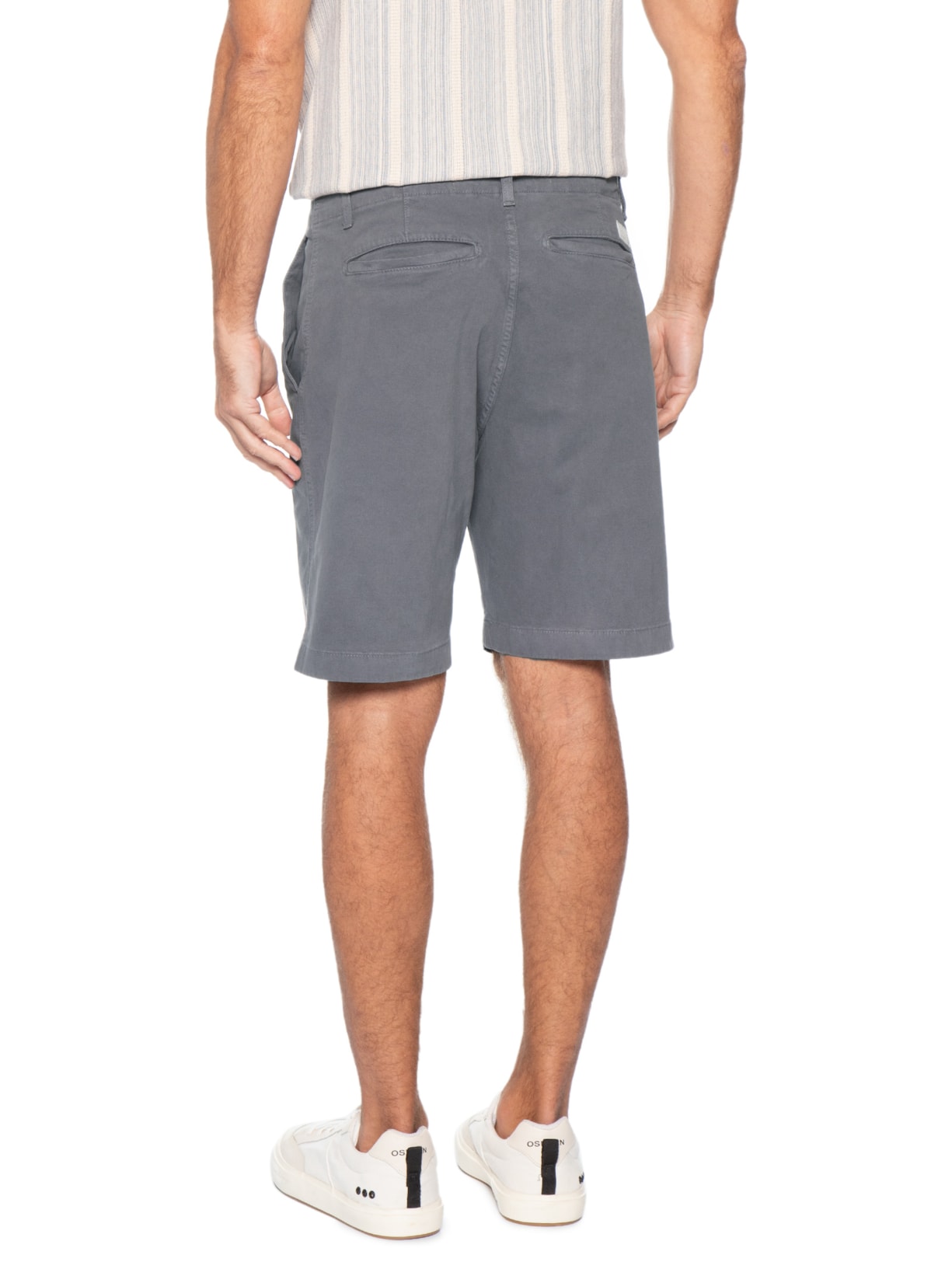 Bermuda Masculina Chino Cinza Pineapple