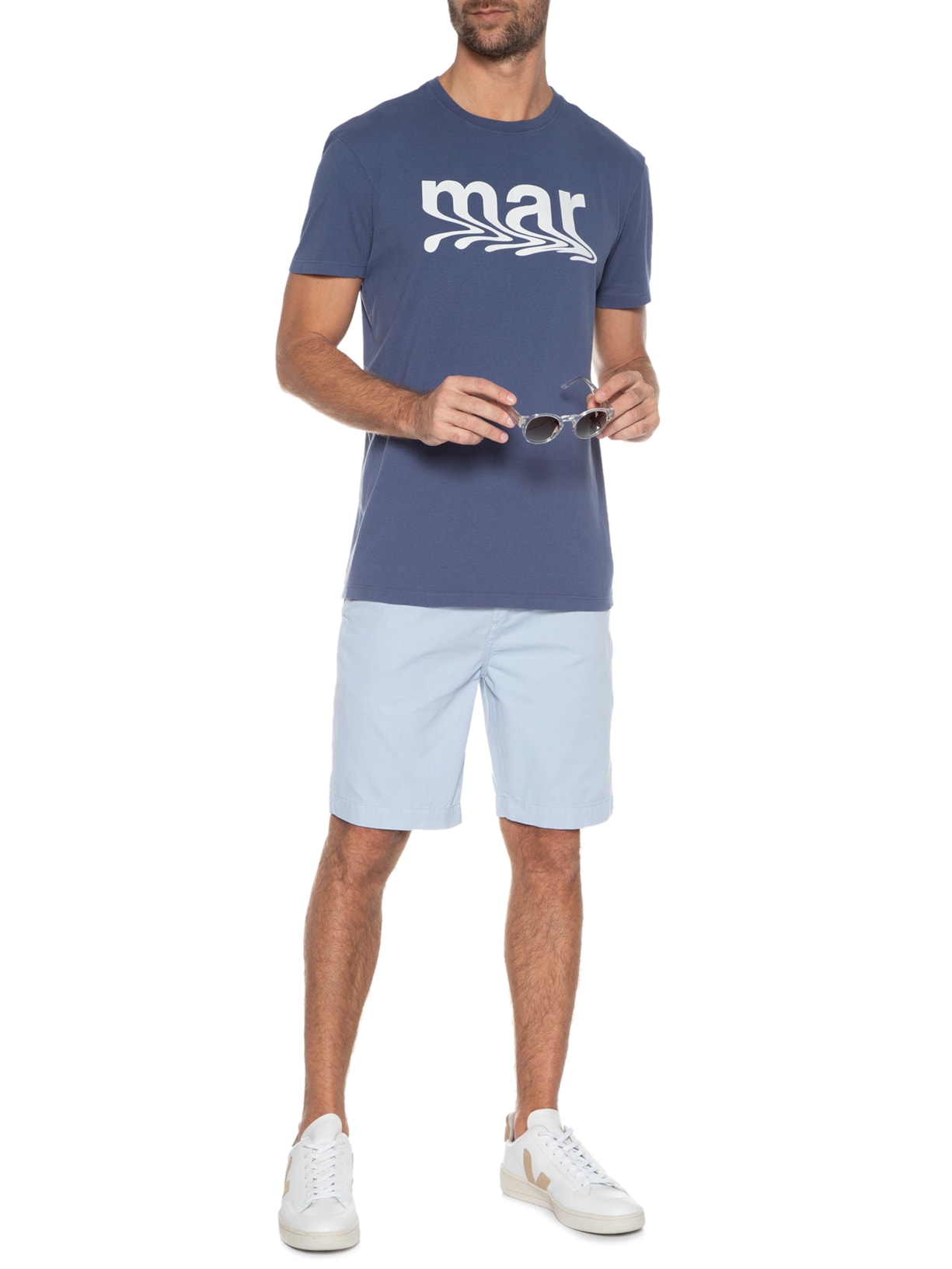 Bermuda Masculina Chino Coleção Azul Foxton