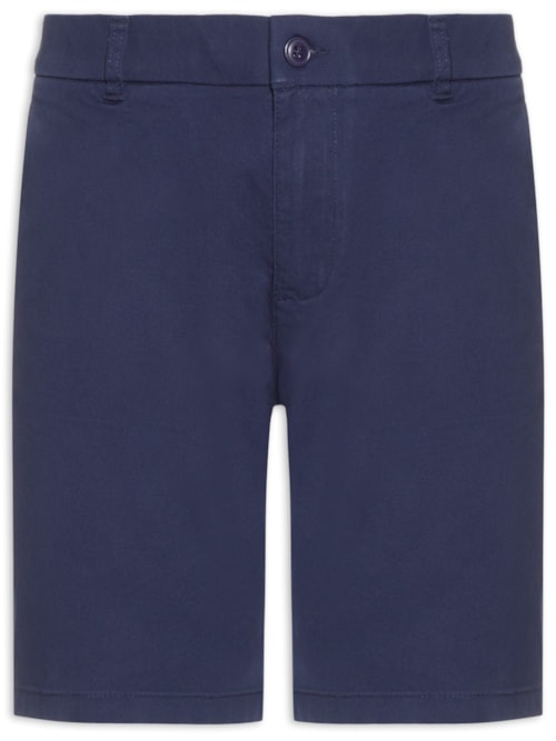 Bermuda Masculina Chino Color - Azul