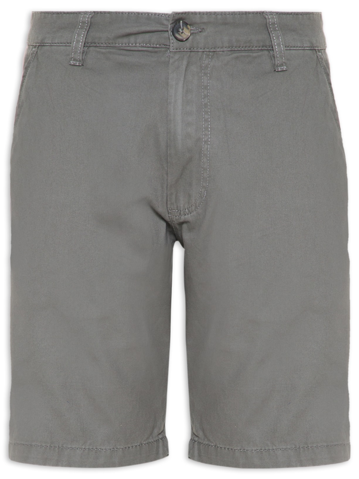 Bermuda Masculina Chino Color Básica - Verde