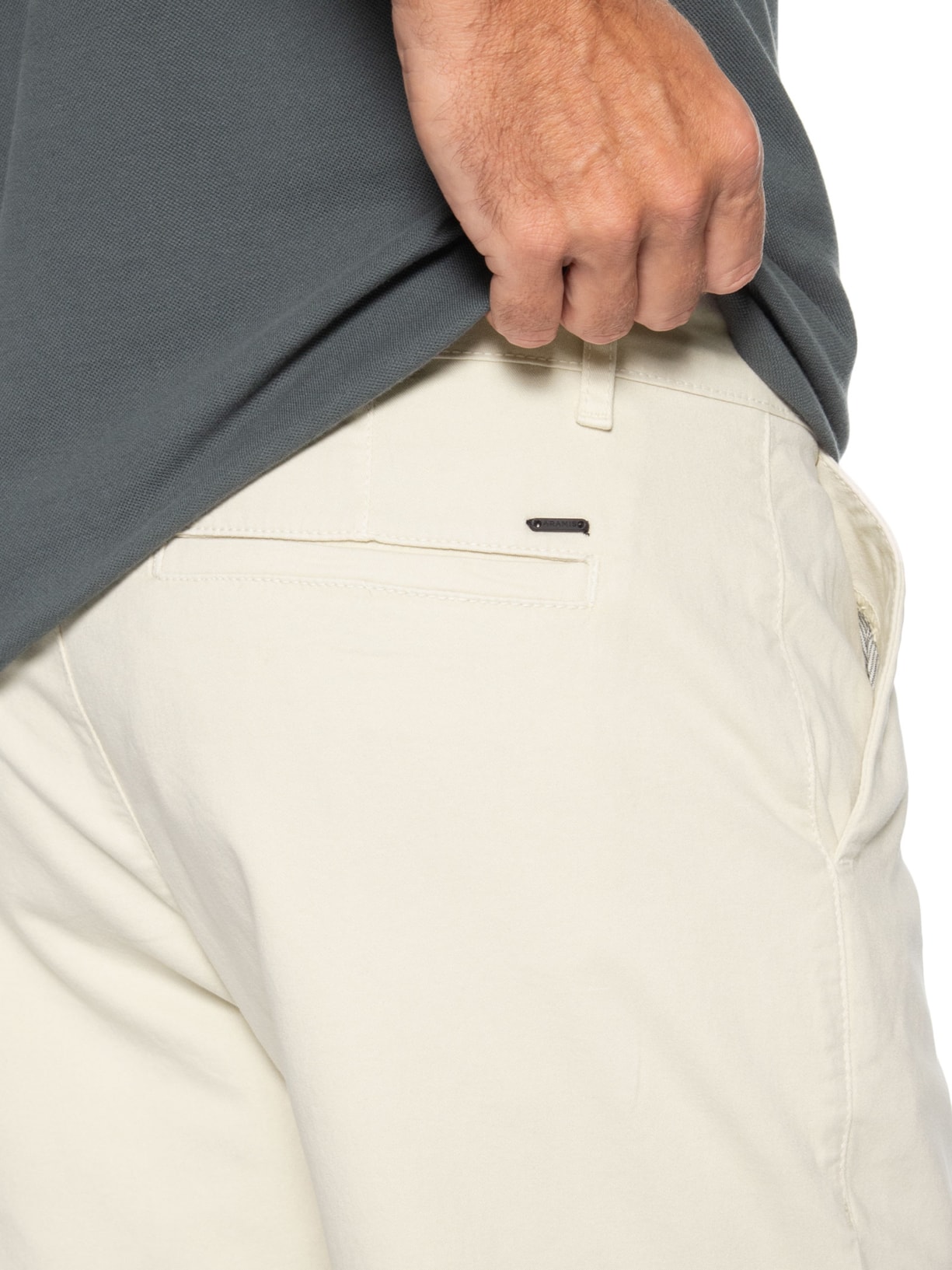 Bermuda Masculina Chino Color Bege Aramis