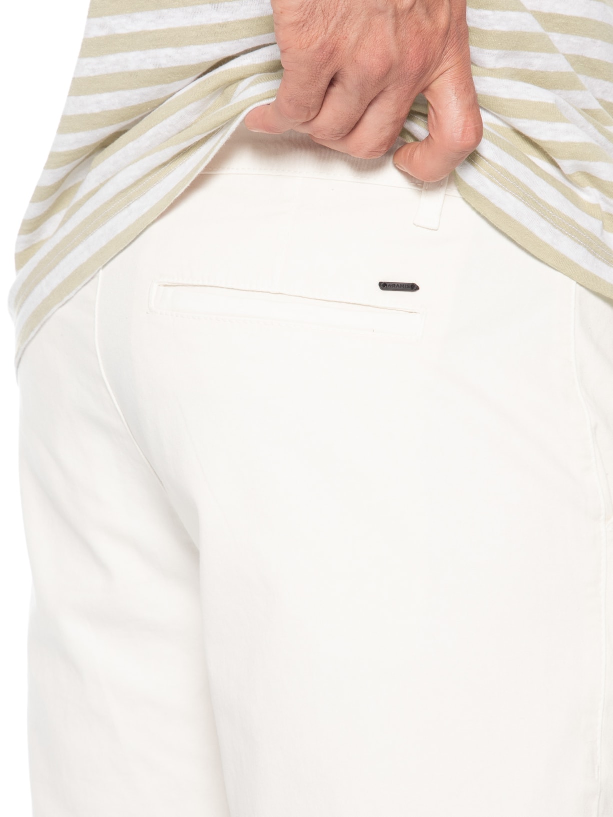Bermuda Masculina Chino Color Branco Aramis