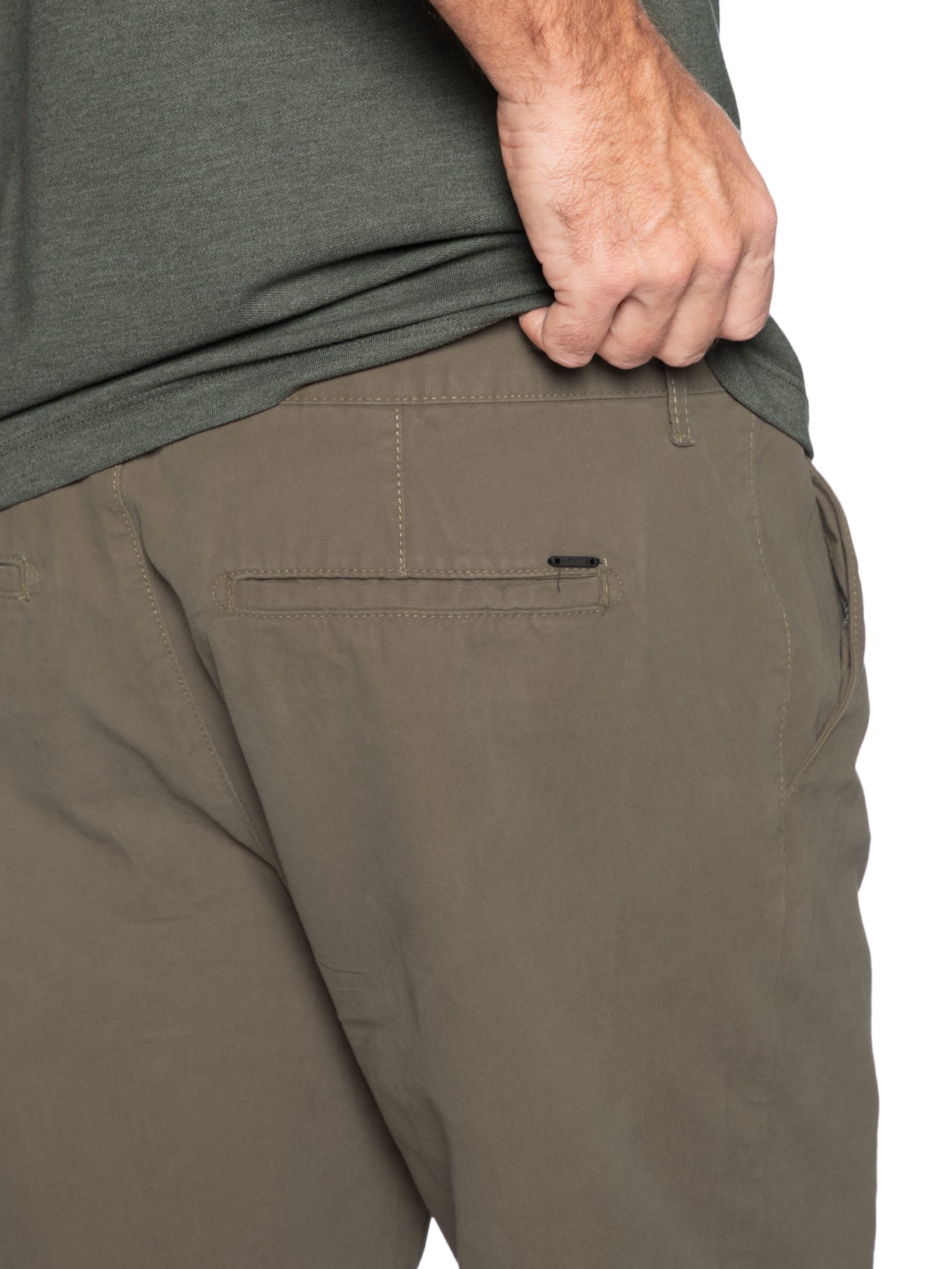 Bermuda Masculina Chino Color Kombat Bege Aramis