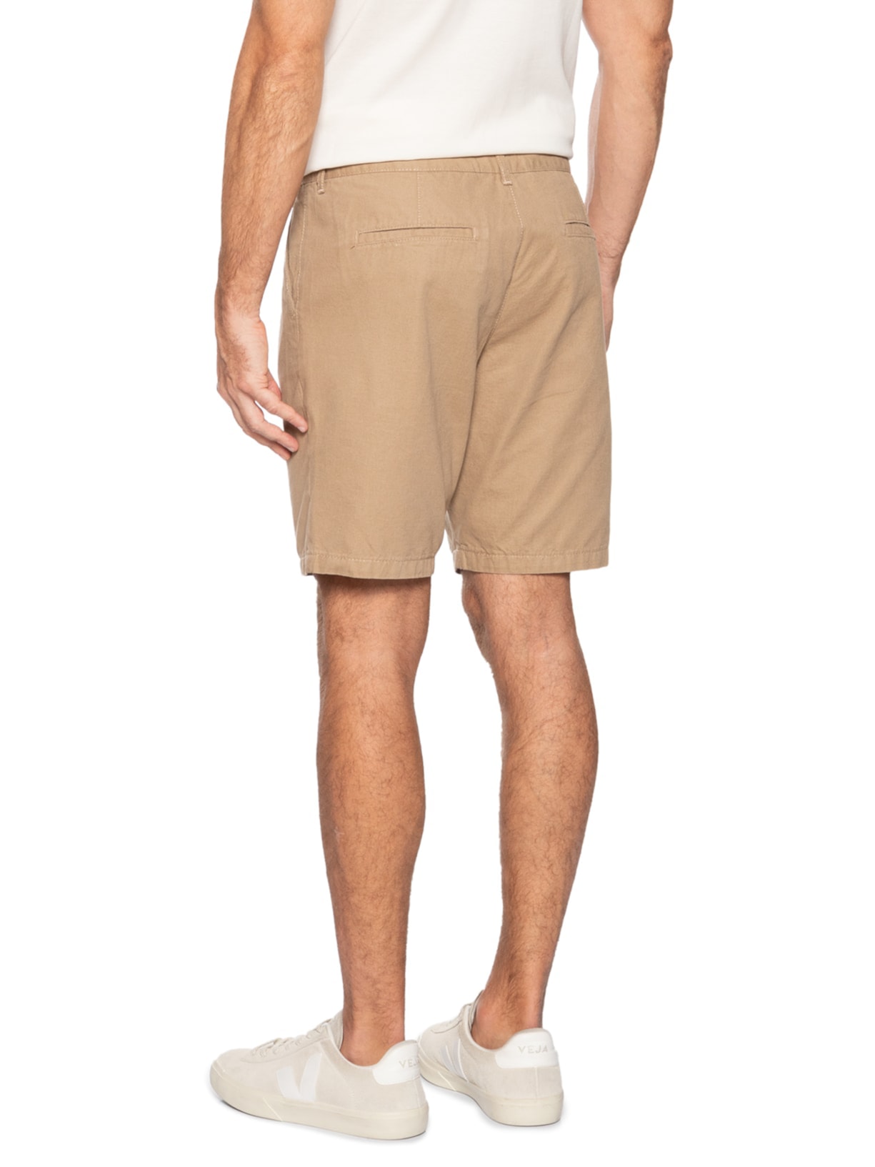 Bermuda Masculina Chino Color Kombat Marrom Aramis