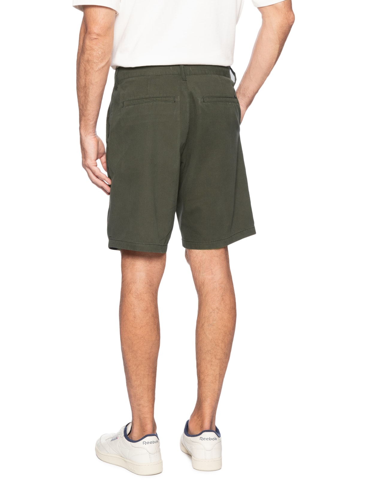 Bermuda Masculina Chino Color Kombat (PA) Verde Aramis