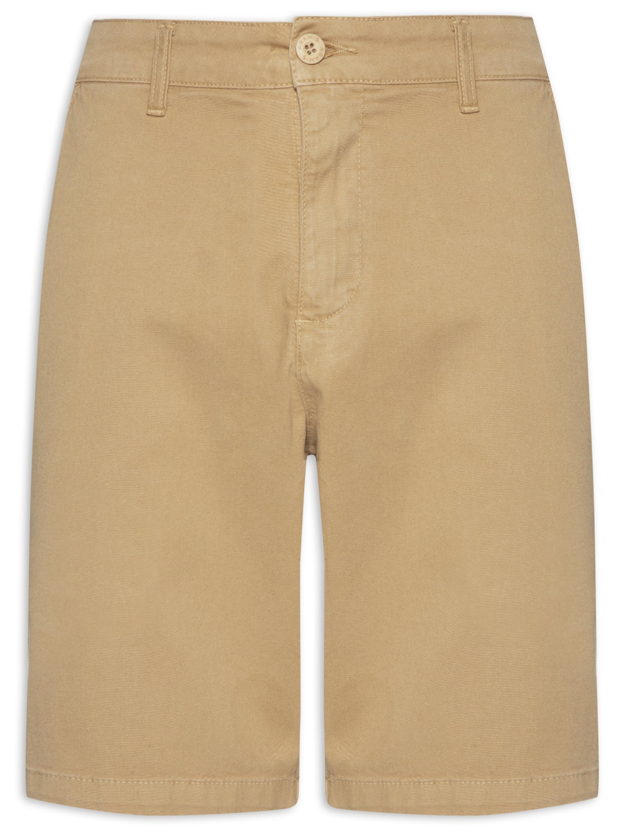 Bermuda Masculina Chino Color Nova Essencial - Bege