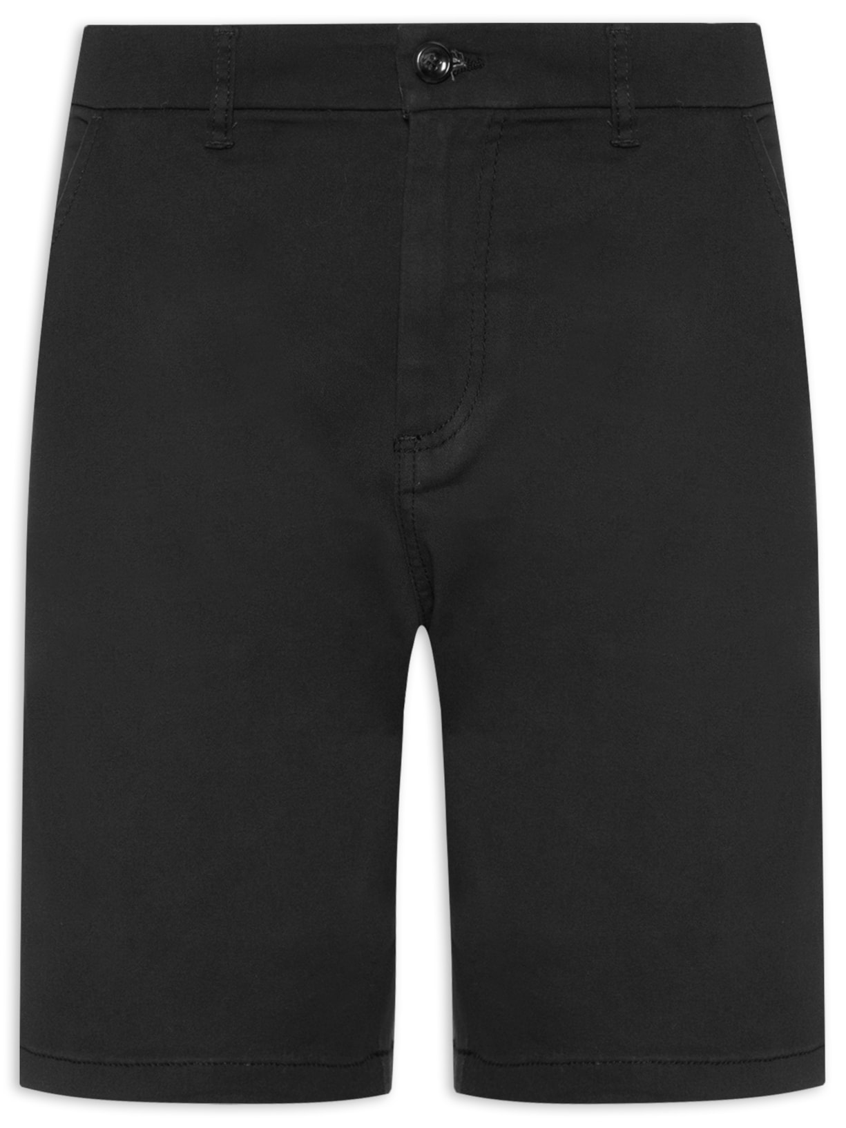 Bermuda Masculina Chino Color - Preto