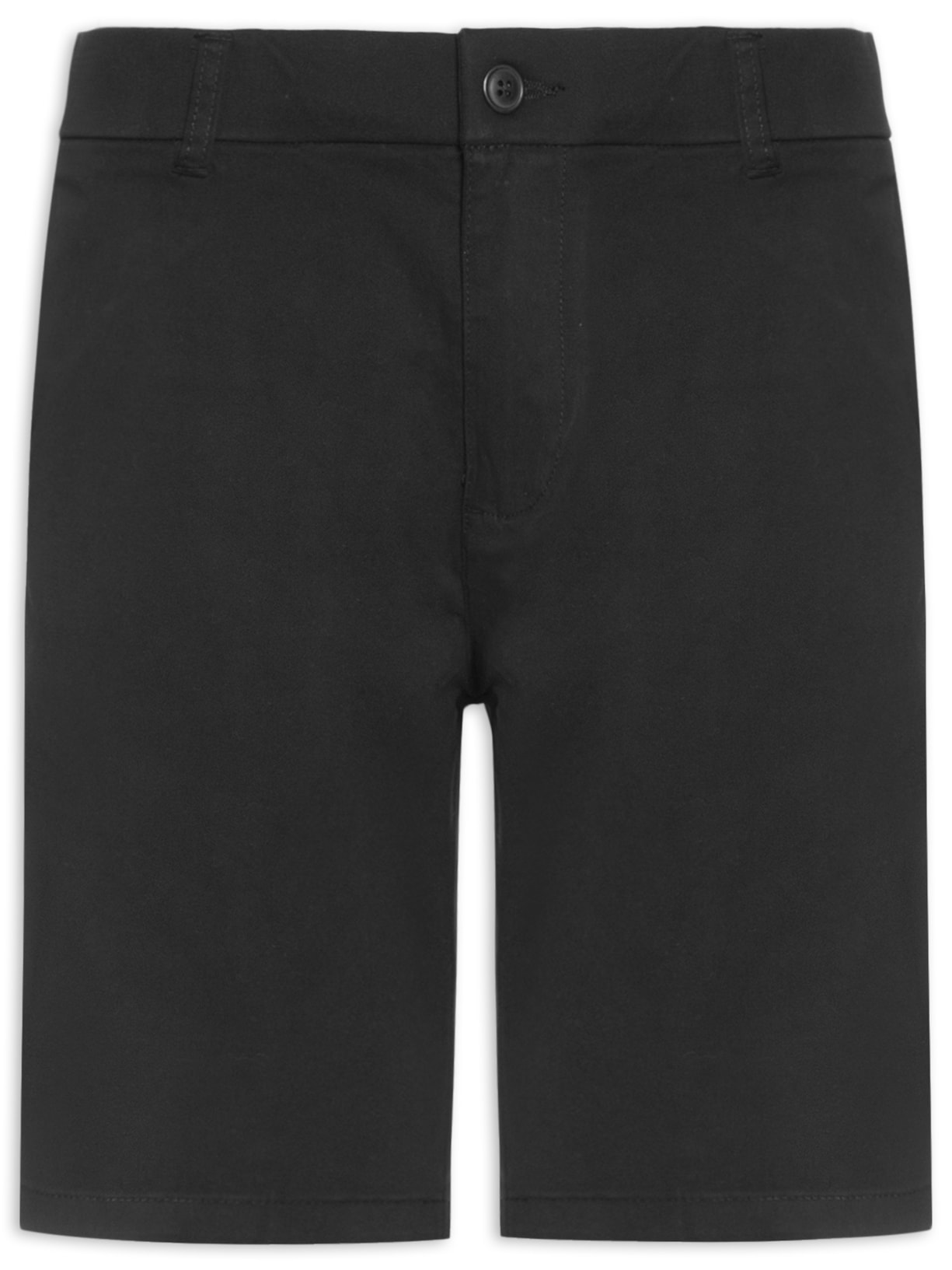 Bermuda Masculina Chino Color Preto Basiq Men