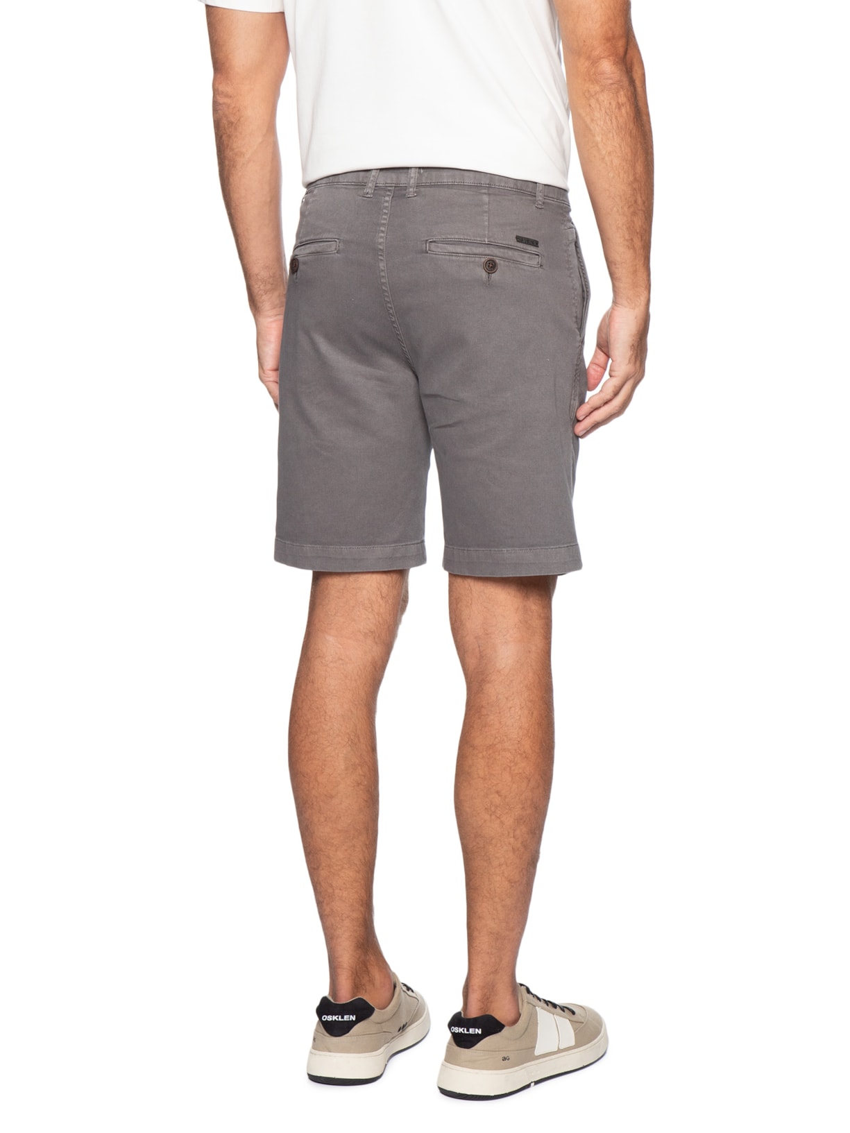 Bermuda Masculina Chino Condor Cinza Austral