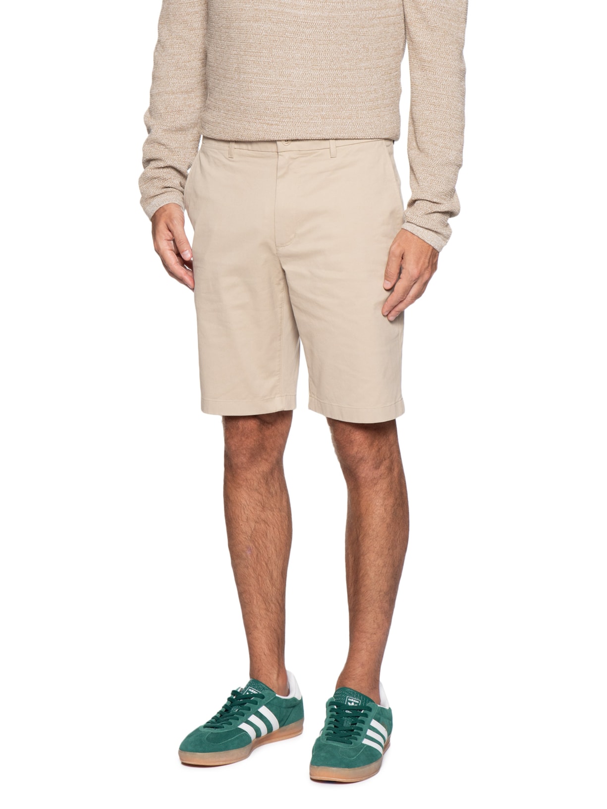 Bermuda Masculina Chino Denton Twill Bege Tommy Hilfiger