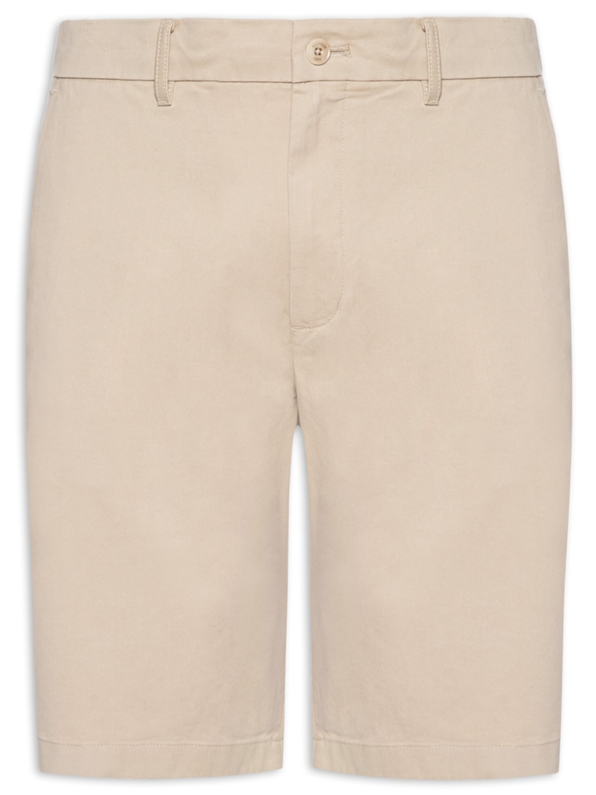 Bermuda Masculina Chino Denton Twill Bege Tommy Hilfiger