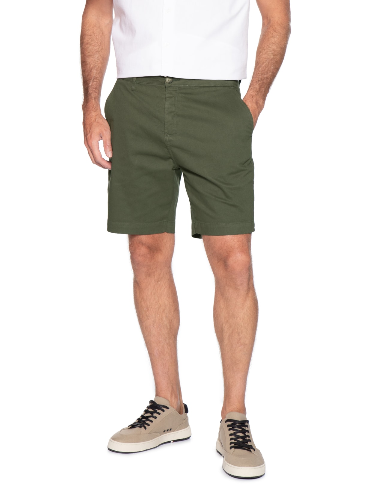 Bermuda Masculina Chino II Verde Foxton