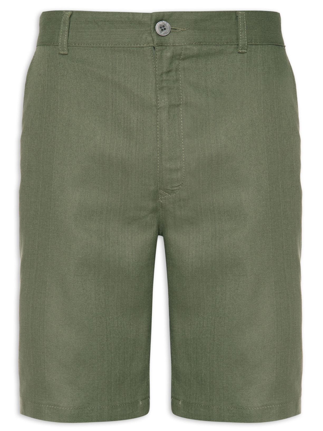 Bermuda Masculina Chino Linho Blend - Verde