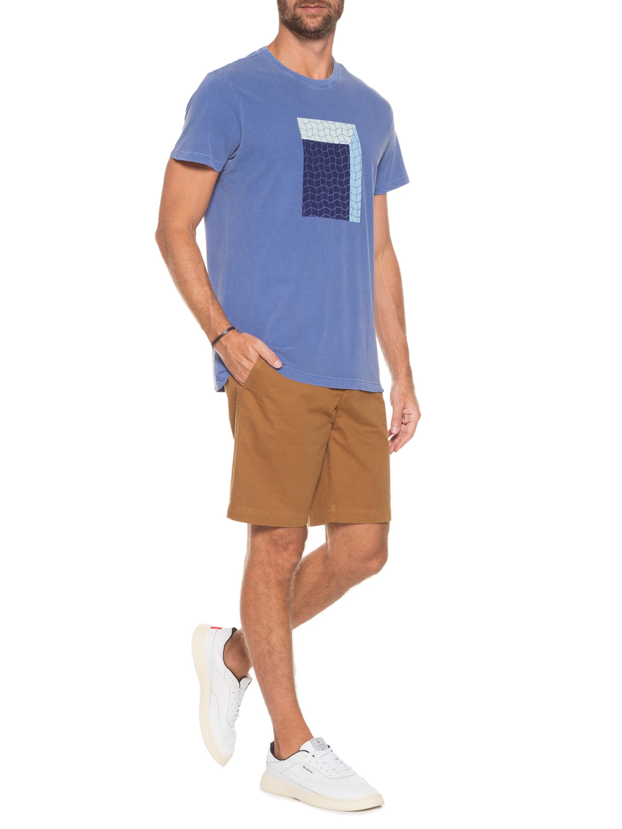 Bermuda Masculina Chino Marrom Foxton