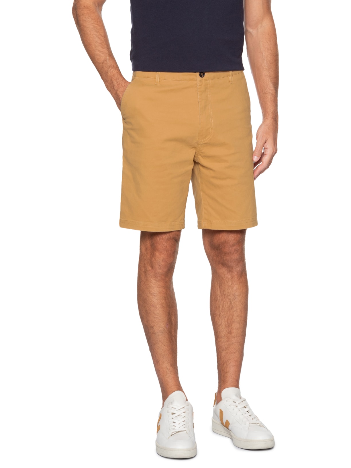 Bermuda Masculina Chino Marrom '2 Essential