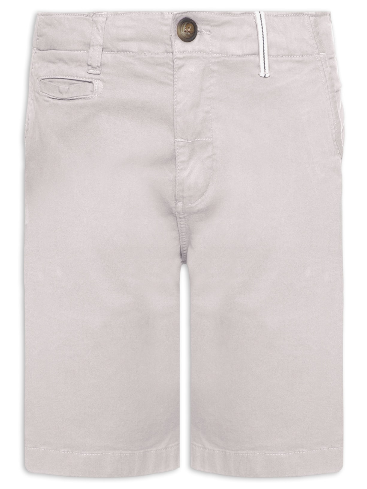 Bermuda Masculina Chino Premium Lycra - Off White