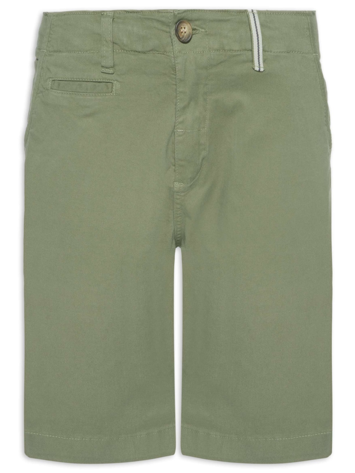 Bermuda Masculina Chino Premium Lycra - Verde